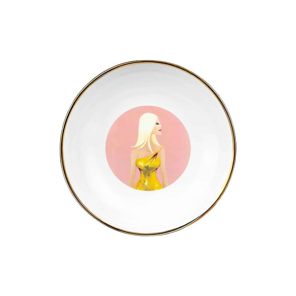 Donatella 2022 plate - Who Icons - piatti - WHO ICONS - Alla Violetta Boutique
