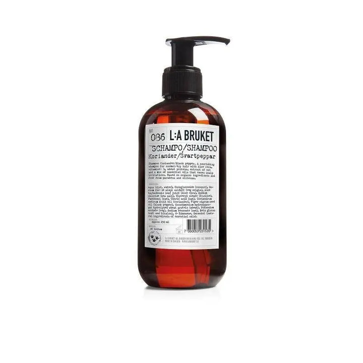 L:A Bruket 086 SHAMPOO CORIANDER & BLACK PEPPER - Shampoo - L:A Bruket - Alla Violetta Boutique