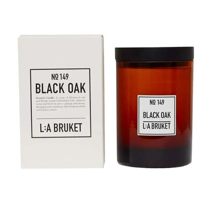 L:A Bruket 149 SCENTED CANDLE BLACK OAK - Candela - L:A Bruket - Alla Violetta Boutique