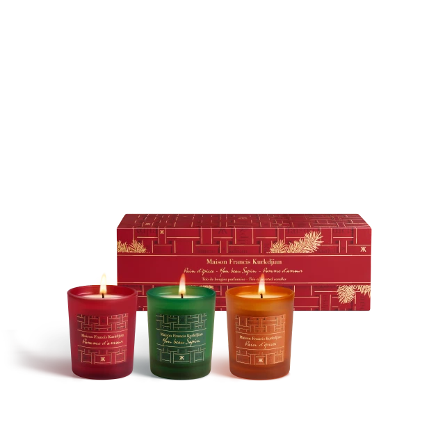 Set 3 Candele Natale - Candela - Maison Francis Kurkdjian - Alla Violetta Boutique