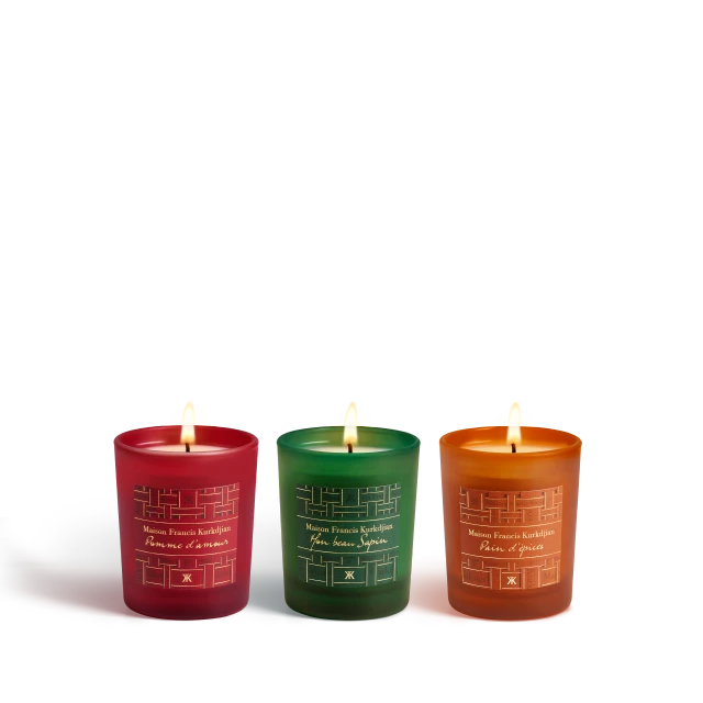Set 3 Candele Natale - Candela - Maison Francis Kurkdjian - Alla Violetta Boutique