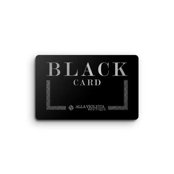 Black Gift Card - Alla Violetta Boutique Alla Violetta Boutique