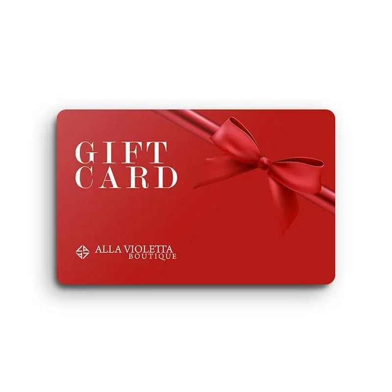 Red Gift Card - Buono Regalo - Gift Cards - Alla Violetta – Alla Violetta  Boutique